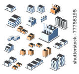 a set of urban and industrial...