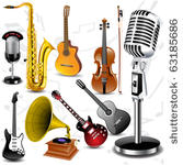 vector musical icons
