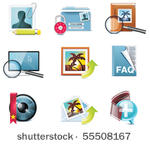 vector photography icons. part 5