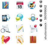 vector social media icon set....