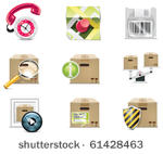 vector shopping icon set and...