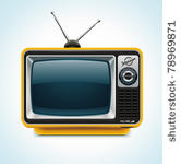 vector retro tv xxl icon 