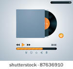 vector vinyl disk in envelope...