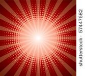 red halftone with shine effect...