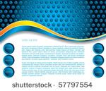 blue dotted website template...