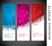 christmas label set with world...