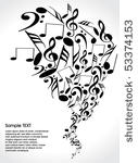 musical theme background with...