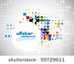 eps10 abstract mosaic vector...