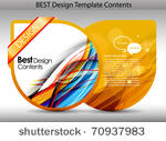 colorful design template...