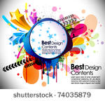 abstract modern banner theme...