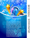 colorful musical theme vector...
