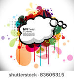 shiny vector bubbles for speech ...