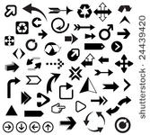 huge set of arrows