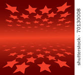 abstract background red stars...