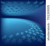 abstract blue background stars...