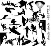 extreme sport 1   vector