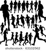 people running collection  ...