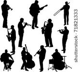 musicians collection   vector