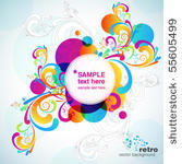 abstract colorful vector...