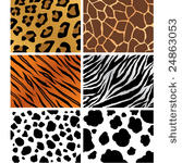 seamless animal patterns set