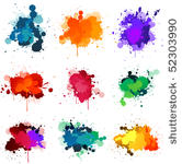 paint splats