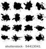 grunge vector paint splat