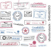 passport stamps