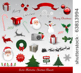 christmas vector elements...