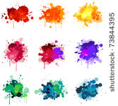 vector paint splat