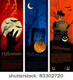 vertical copy space halloween...