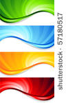 vector set of abstract swirl...