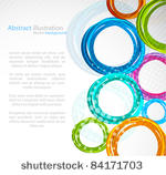 abstract colorful circle