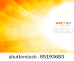 bright background in orange...