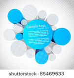 background with 3d circles