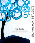 bright background with abstract ...