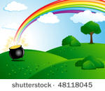 st patrick's day illustration