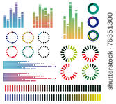 a set of color equalizers....