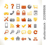 set of 36 beautiful vector web...