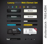 vector luxury black elements...
