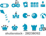 vector icons pack   blue series ...