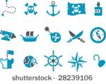 vector icons pack   blue series ...