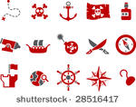 vector icons pack   red series  ...