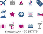 vector icons pack   blue...