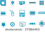 vector icons pack   blue series ...