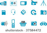 vector icons pack   blue series ...