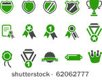 vector icons pack   green...