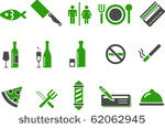 vector icons pack   green...