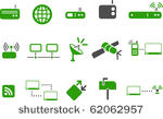 vector icons pack   green...