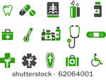 vector icons pack   green...