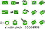 vector icons pack   green...